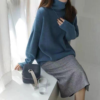 Elena - Jersey de cuello alto elegante