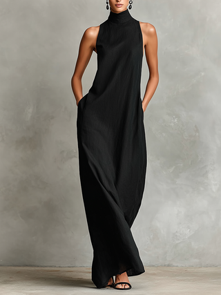 Chiara | Abito Maxi Collo Alto