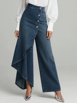 Martina Soler | Pantalones vaqueros con vuelta