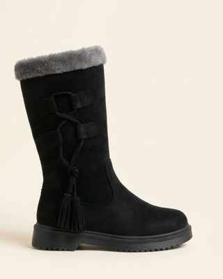 Lidia - Botas de invierno con suela gruesa y forro cálido