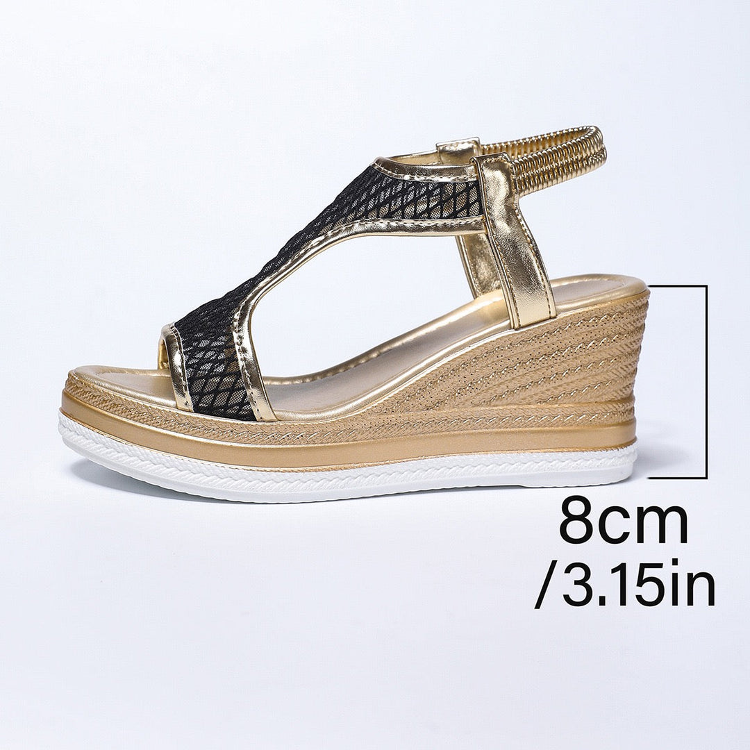Cristina | Sandalias ortopédicas elegantes con cuña
