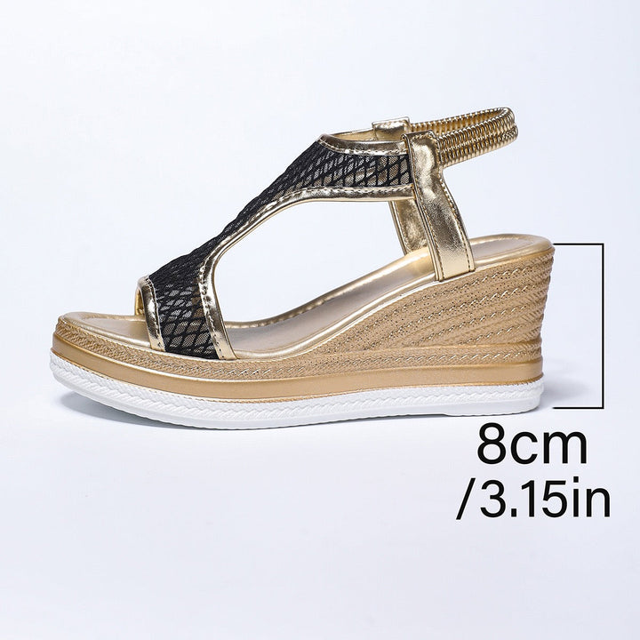 Cristina | Sandalias ortopédicas elegantes con cuña