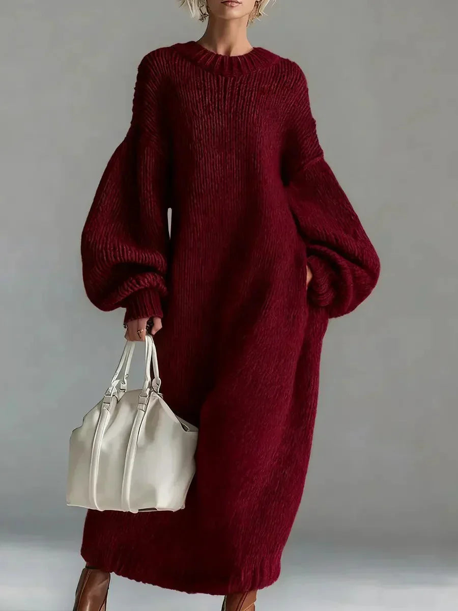 Emilia | Vestido Maxi de Punto Suave