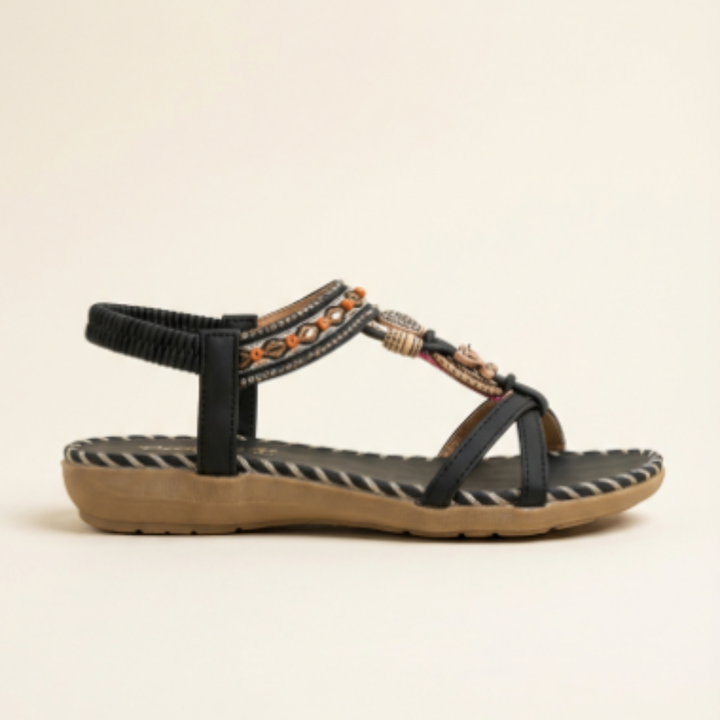 Elsa - Sandalias gladiadoras adornadas