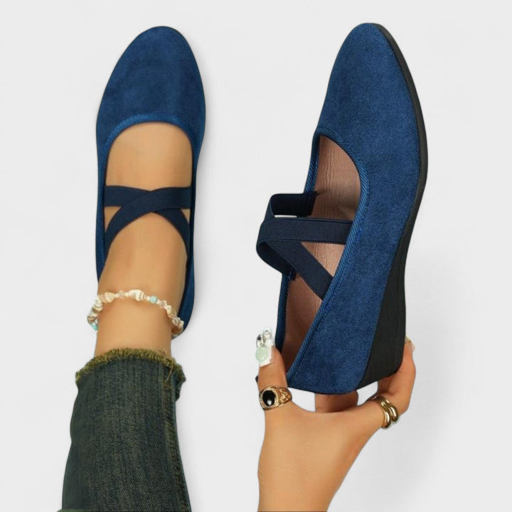 Lucía™ | Zapatos cómodos de cuña y diseño moderno