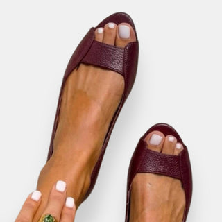 Servanié | Sandalias planas metalizadas
