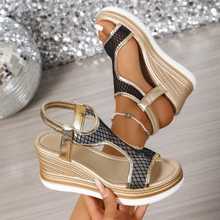 Cristina | Sandalias ortopédicas elegantes con cuña