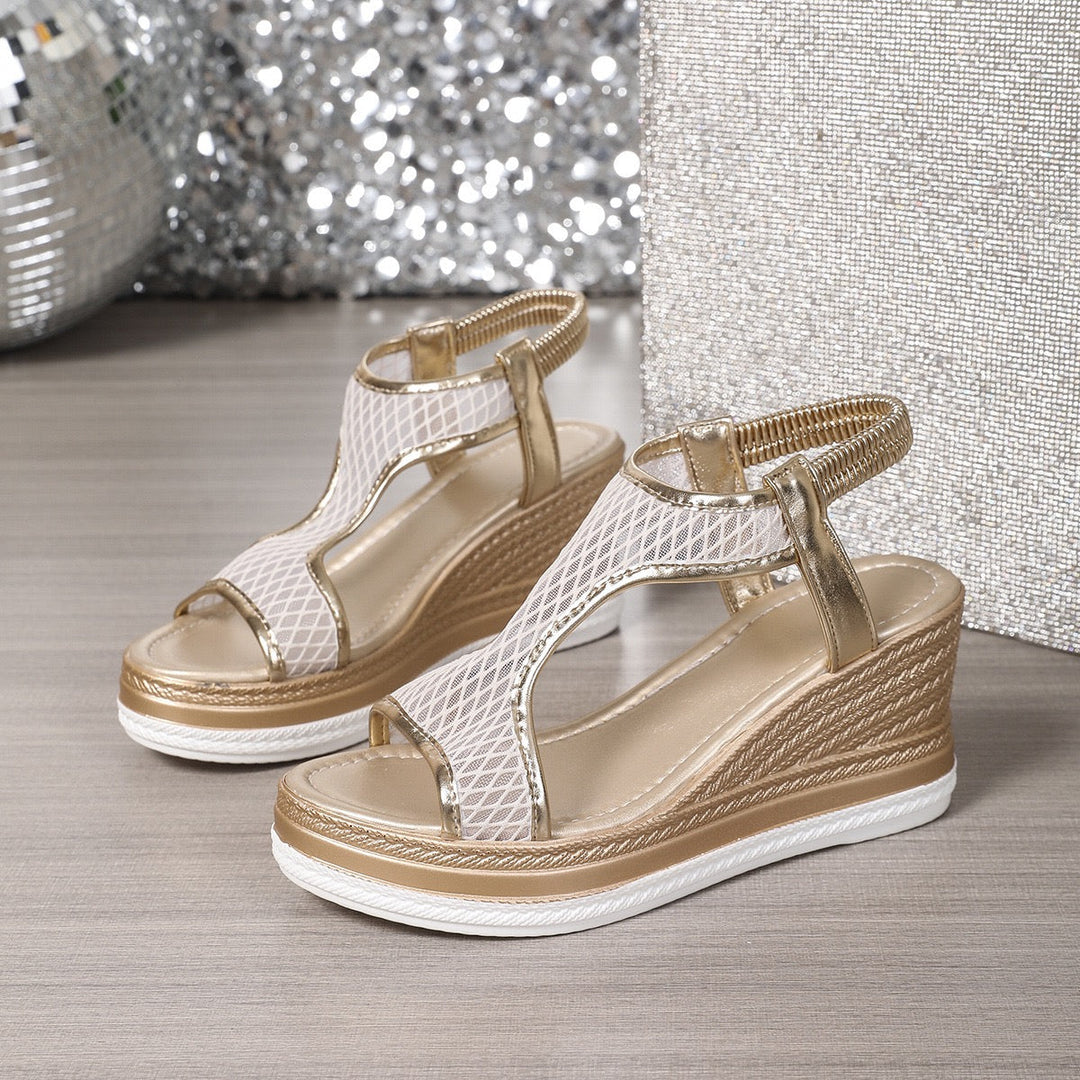 Cristina | Sandalias ortopédicas elegantes con cuña