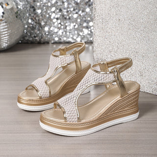 Cristina | Sandalias ortopédicas elegantes con cuña