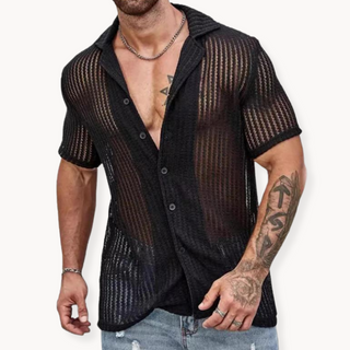 Rodrigo | Camisa calada de manga corta