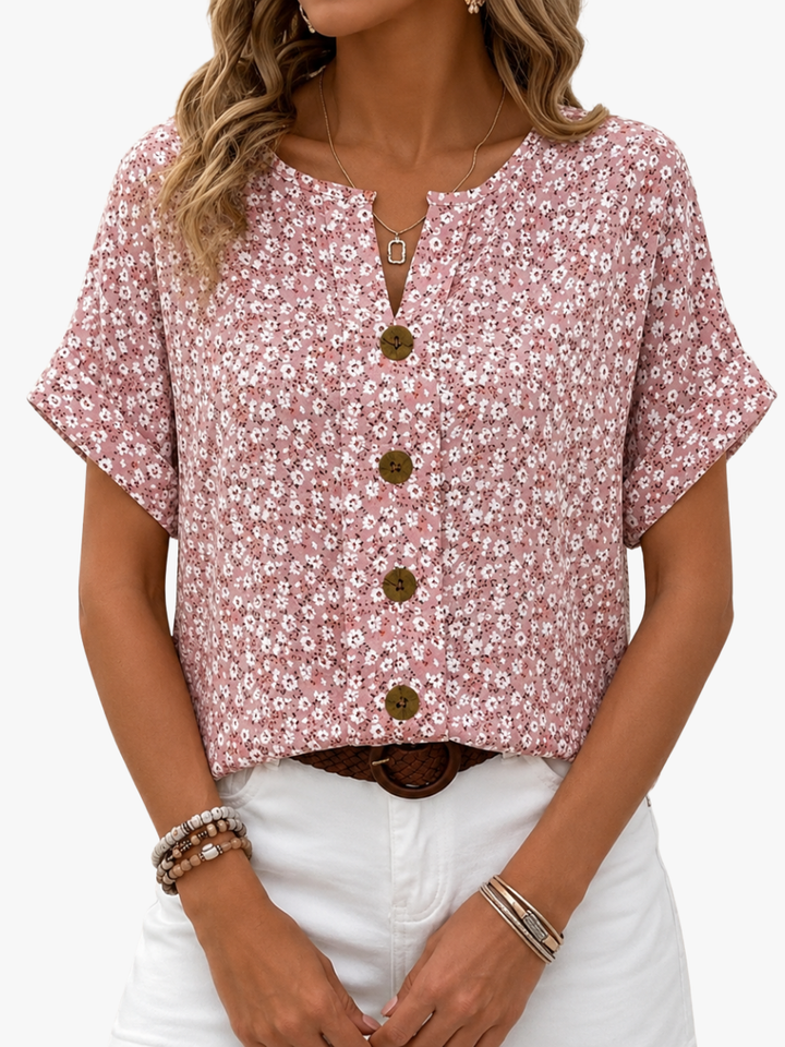MOREAU | BLUSA FLORAL CHIC PARA MUJER