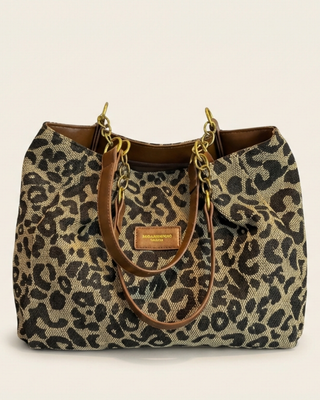 Valeria - Bolso con elegante estampado de leopardo