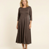 Mara – Vestido casual con escote redondo