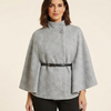 Lea - Chaqueta elegante con cinturón y diseño de mariposa