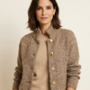 Aurora - Elegante chaqueta texturizada con botones grandes