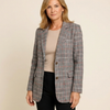 Teresa - Blazer elegante a cuadros
