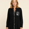 Leire - Camisa con lentejuelas