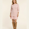 Sofía - Vestido de punto con falda plisada
