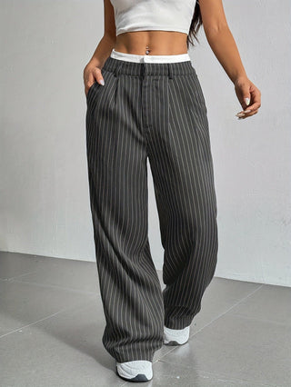 Talia™ | Pantalones de Cintura Alta y Pierna Ancha