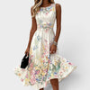 Teresa | Vestido midi floral sin mangas