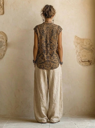 Giulia | Conjunto bohemio fluido con capas