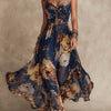 Dulce | vestido largo floral con tirantes