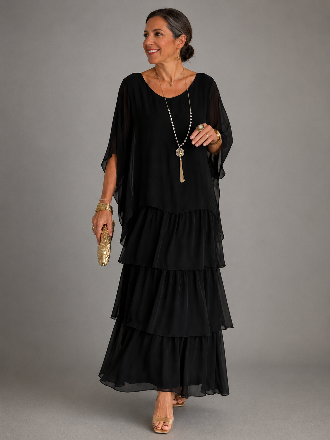 Lara | Vestido largo, elegante y vaporoso