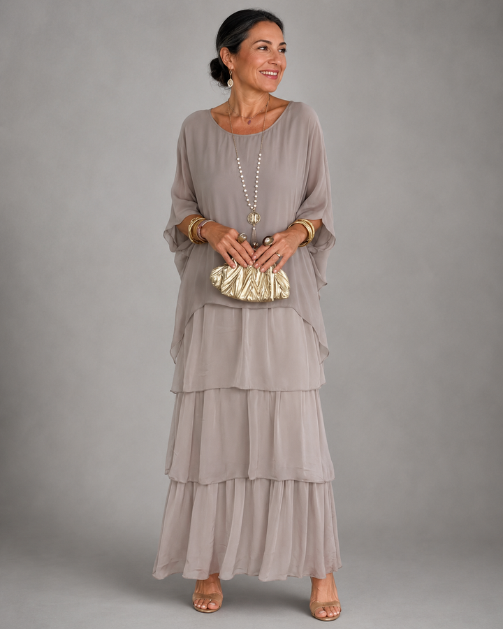 Lara | Vestido largo, elegante y vaporoso