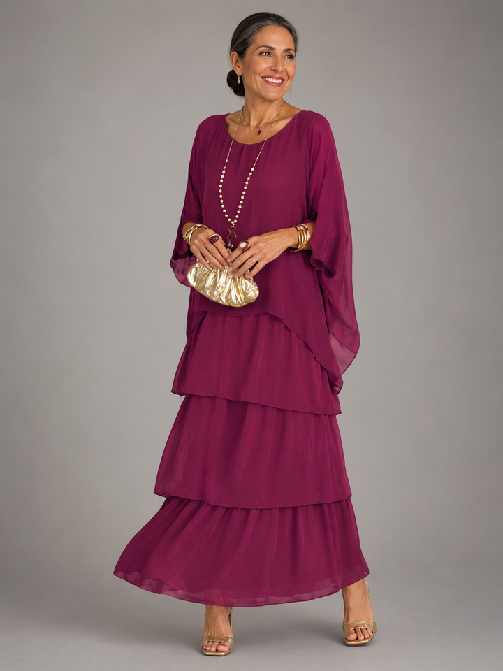 Lara | Vestido largo, elegante y vaporoso