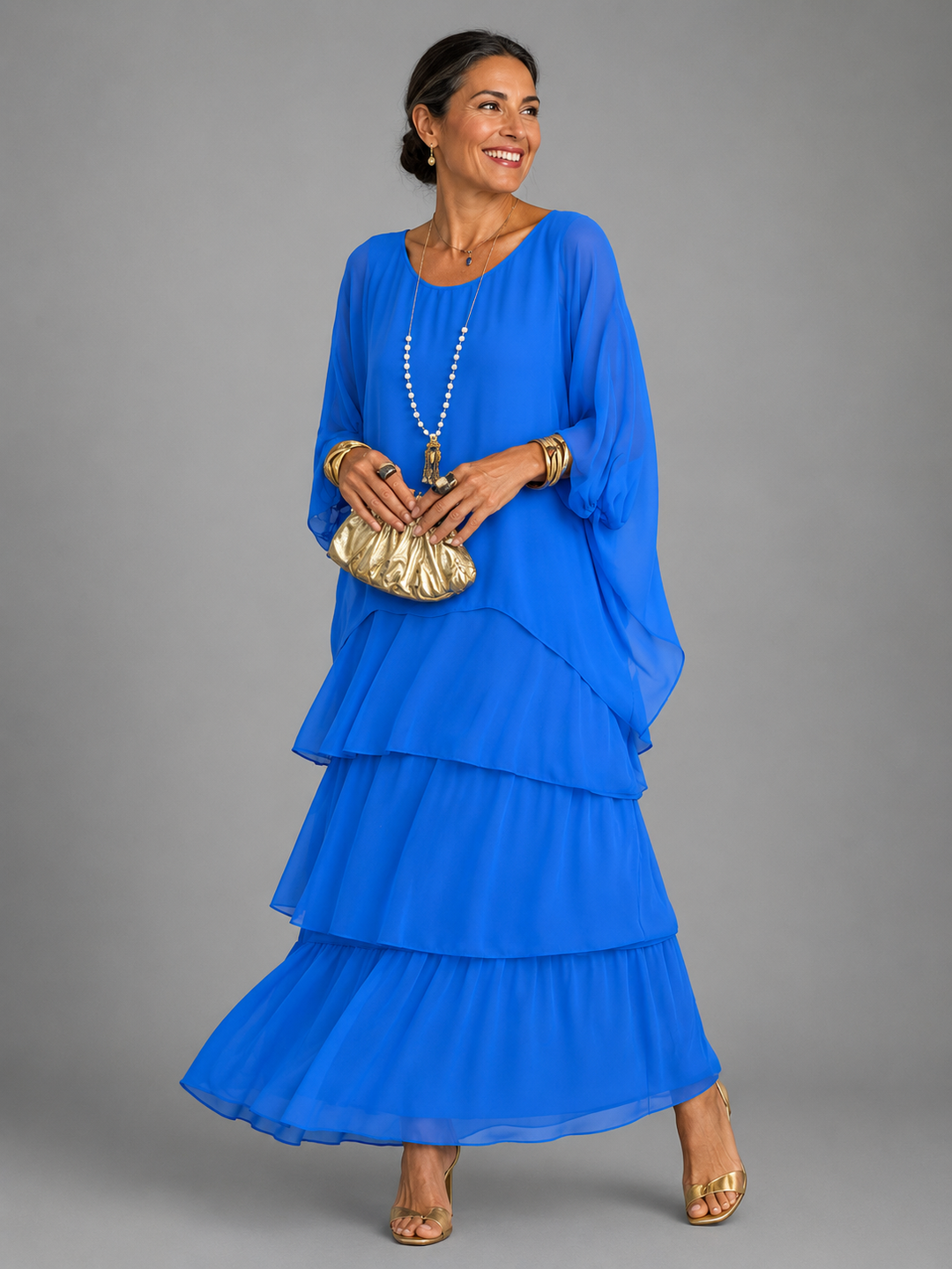 Lara | Vestido largo, elegante y vaporoso