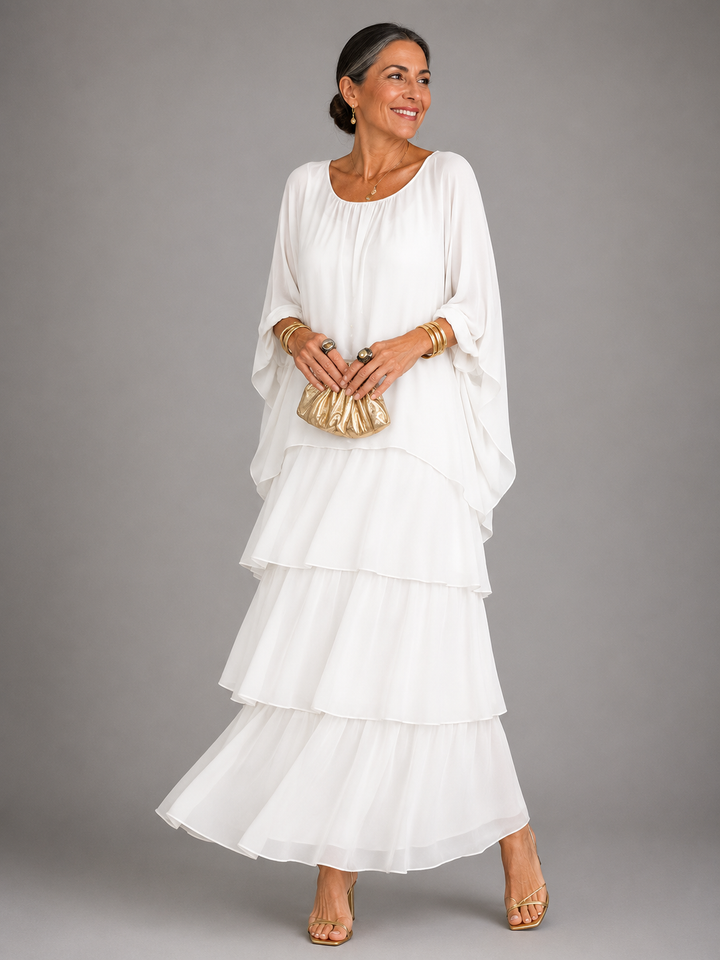 Lara | Vestido largo, elegante y vaporoso