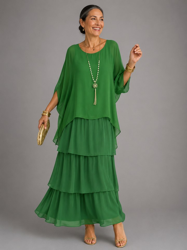 Lara | Vestido largo, elegante y vaporoso
