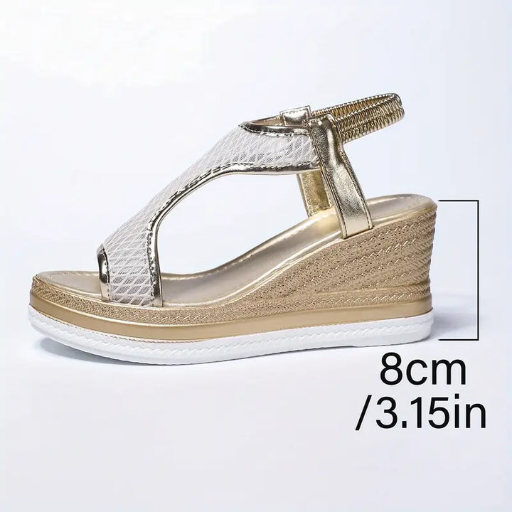 Cristina | Sandalias ortopédicas elegantes con cuña