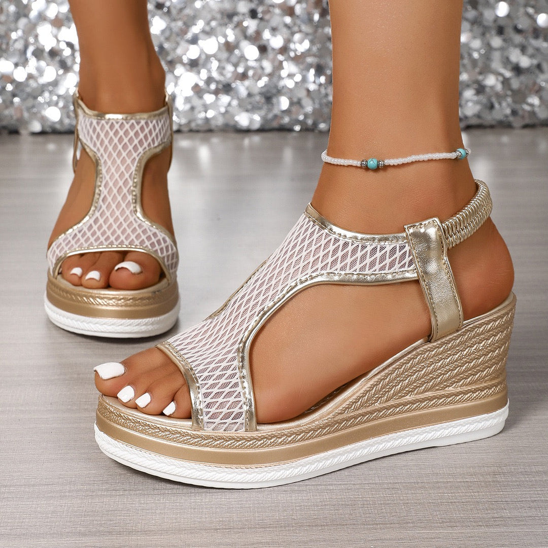 Cristina | Sandalias ortopédicas elegantes con cuña