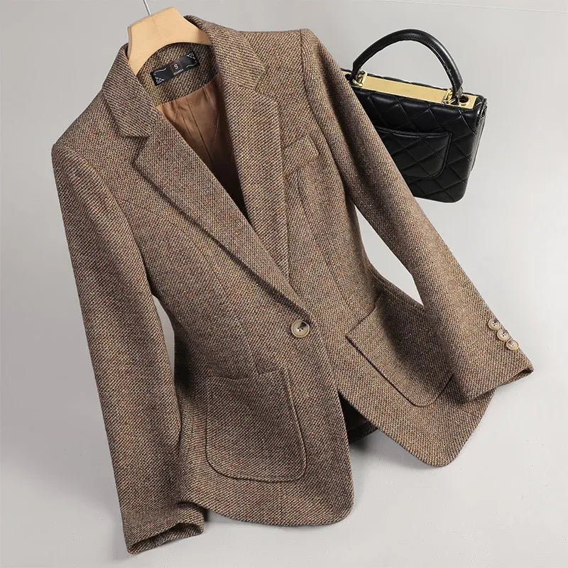 María - Blazer de tweed