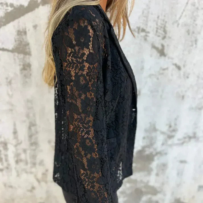 Ariadna - Blazer de encaje floral
