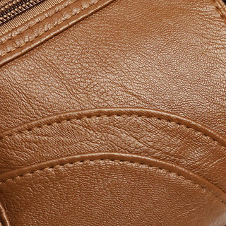 Clara - Bolso bandolera moderno con múltiples cremalleras y correa ajustable