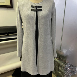 Clara - Vestido en línea A con efecto dos piezas