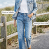 Vaqueros retro rectos y cropped para mujer